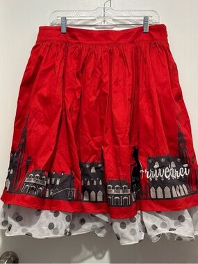 Disney Italy Pavilion “Arrivederci” Minnie Mouse Dress Shop Skirt